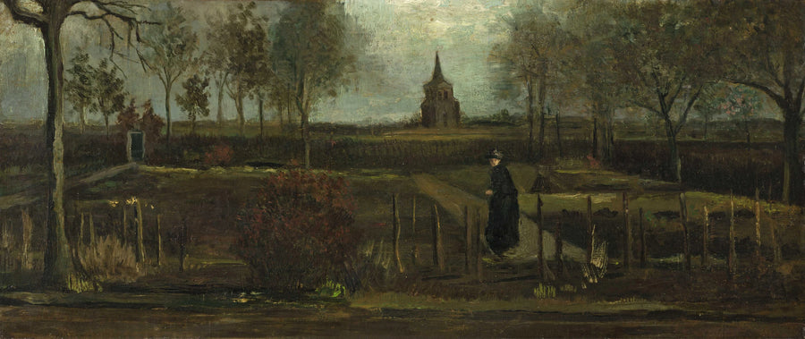 สวนของพระสังฆราชที่นูเนนในฤดูใบไม้ผลิ - Vincent van Gogh