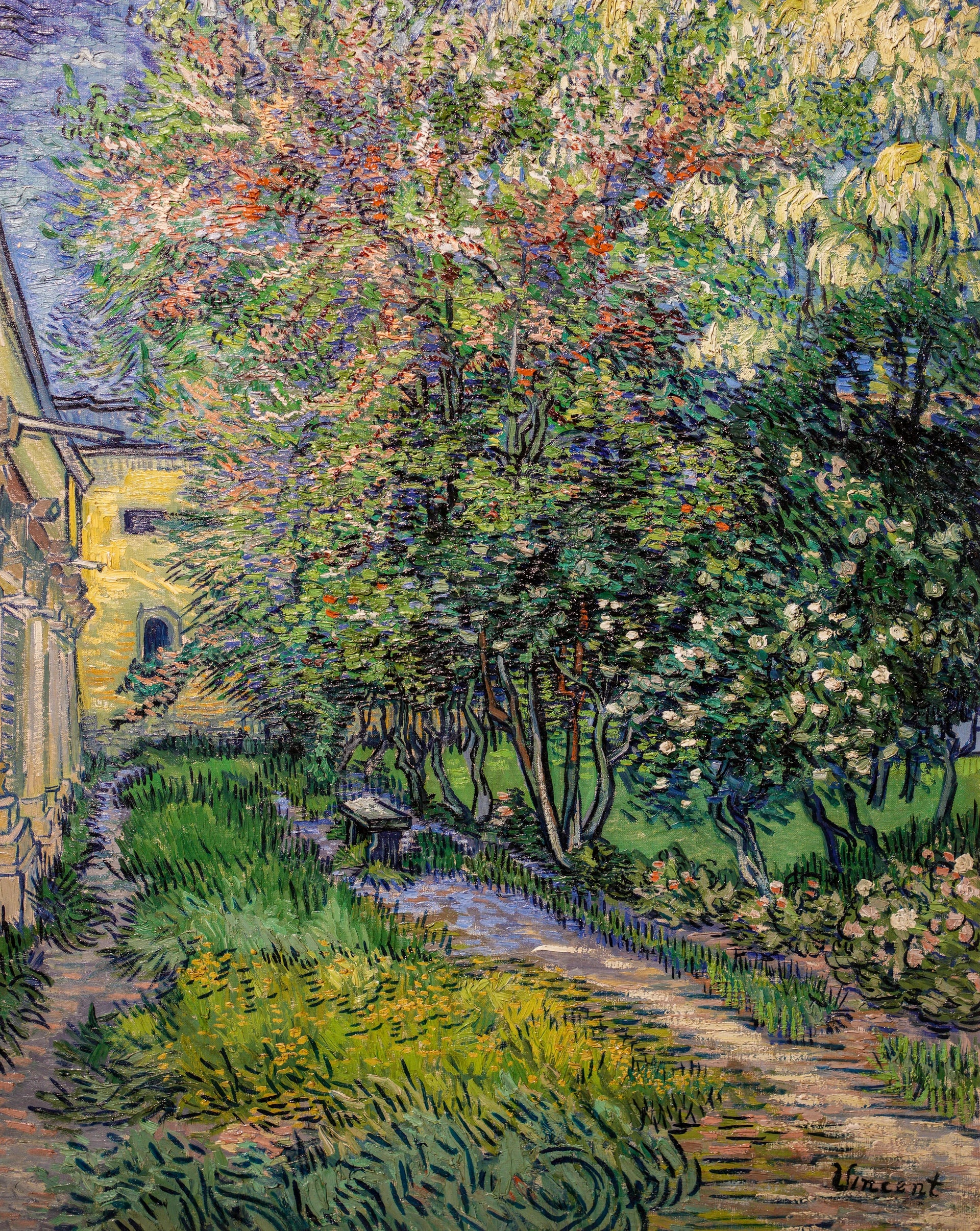 Le Jardin de Saint-Paul F734 de Vincent van Gogh, Kröller-Müller Museum