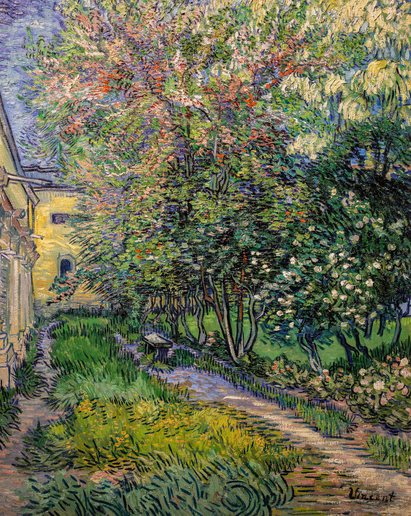 สวนของสถานเลี้ยงคนชราเซนต์-เรมี - Vincent van Gogh