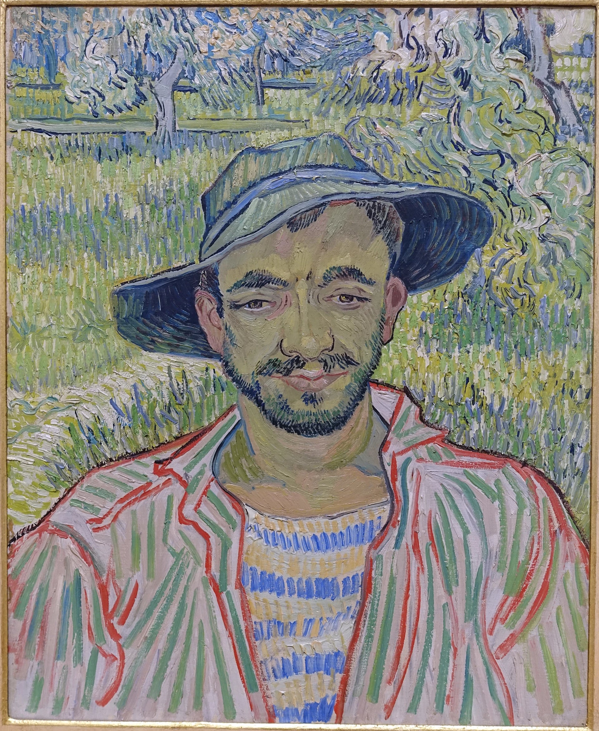 Le Jardinier ou Paysan provençal F531 de Vincent van Gogh photographié au musée de Rome