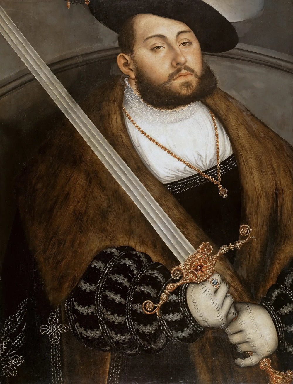 Jean-Frédéric Ier le Magnanime, électeur de Saxe - Lucas Cranach the Elder image 1 reproduction de peinture à l’huile