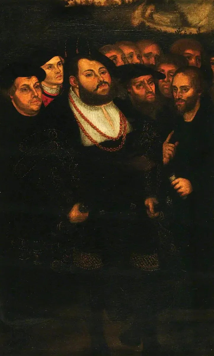 ฌอง เฟรเดอริก เลอ มักนานี (1503-1554), พร้อมกลุ่มนักปฏิรูป - ลูคัส ครานัค เดอะ เอลเดอร์