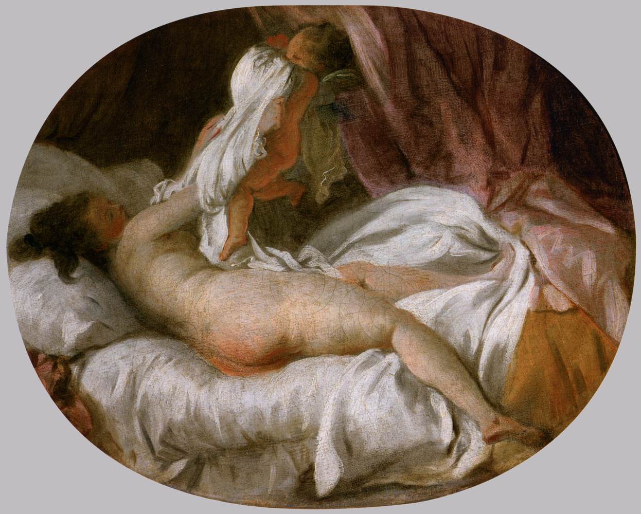La Chemise enlevée - Jean-Honoré Fragonard