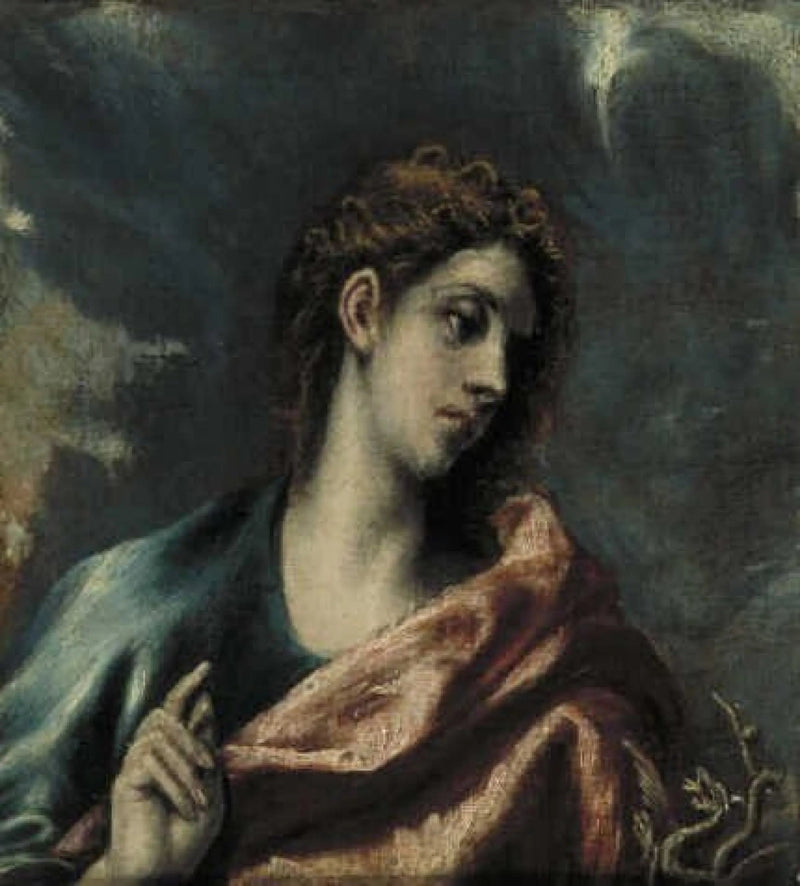 Jean l'Évangéliste - El Greco
นักบุญยอห์นผู้เผยพระวจนะ - เอล เกรโก