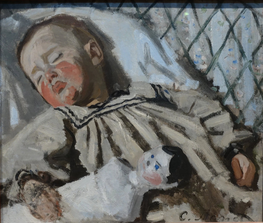 Jean Monet หลับ W108 - Claude Monet
