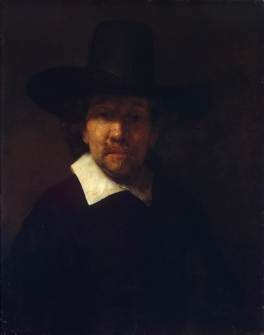 Portrait du poète Jeremias de Decker — Rembrandt, 1656, musée de l’Ermitage