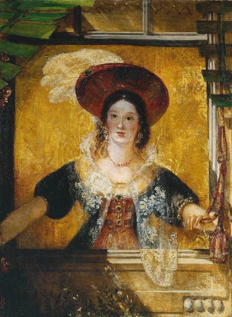 Jessica (from William Shakespeare's The Merchant of Venice, Act II, sc.v) - J. M. W. Turner image 1 reproduction artisanale de tableau