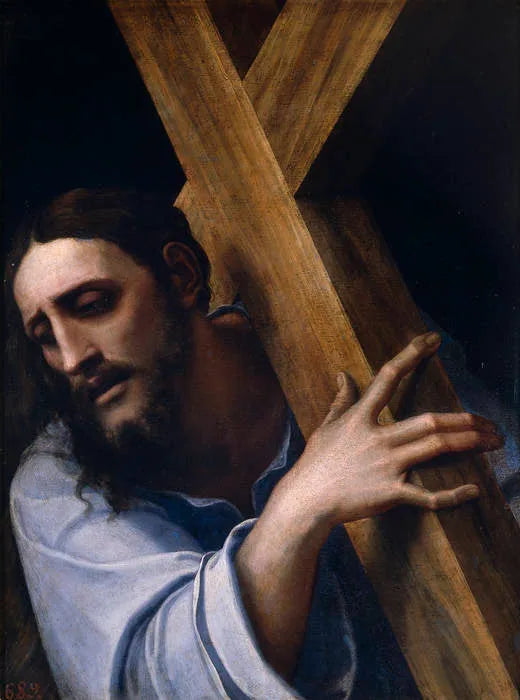 พระเยซูคริสต์ถือไม้กางเขน - Sebastiano del Piombo