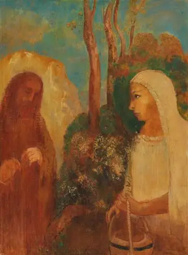 Jésus et la Samaritaine - Odilon Redon
จิสซัสและซาโมไรต์ - โอดิลง เรดง