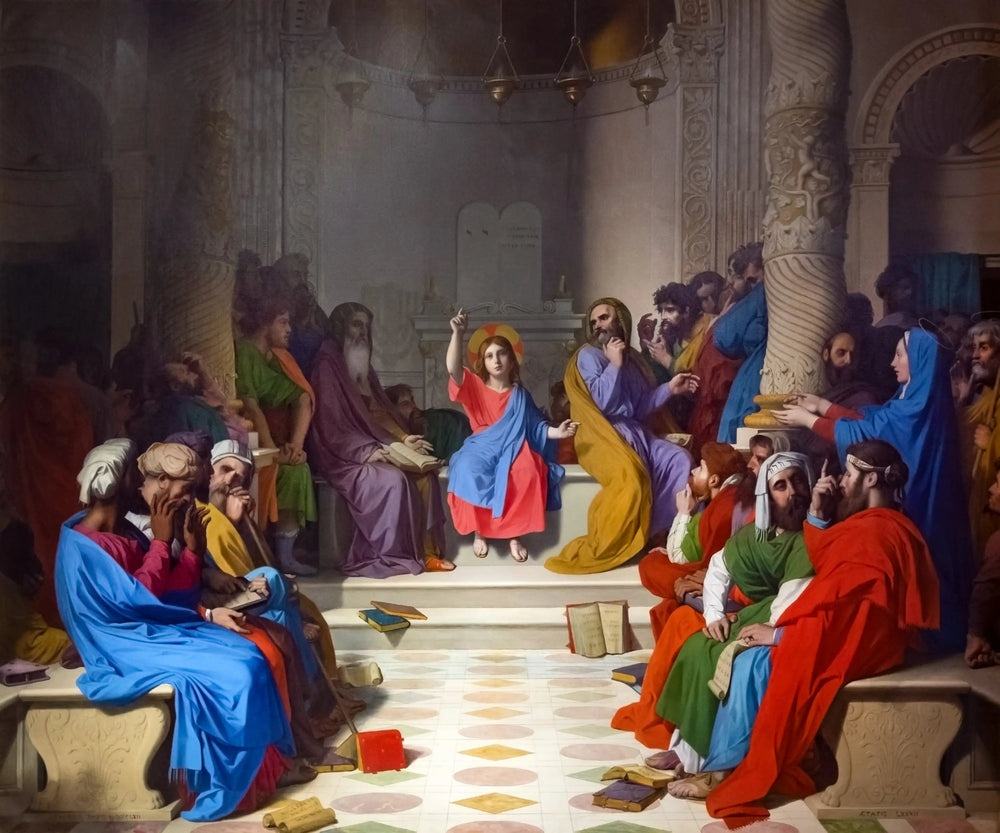 Jésus parmi les docteurs - Jean-Auguste-Dominique Ingres - Alpha Reproduction