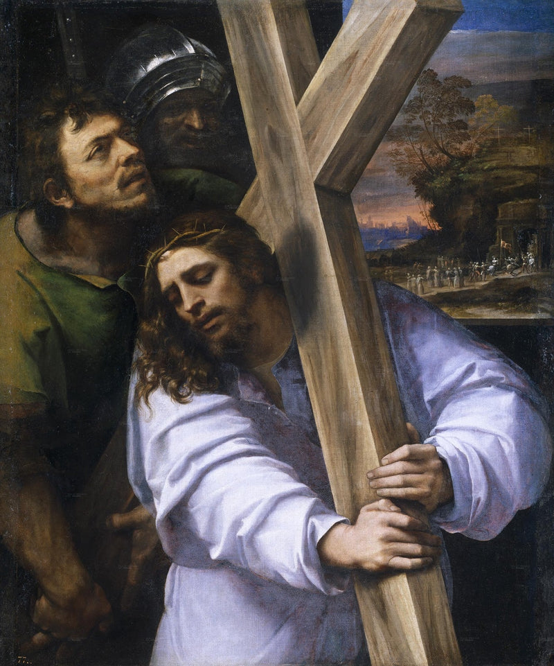 พระเยซูถือไม้กางเขน - Sebastiano del Piombo