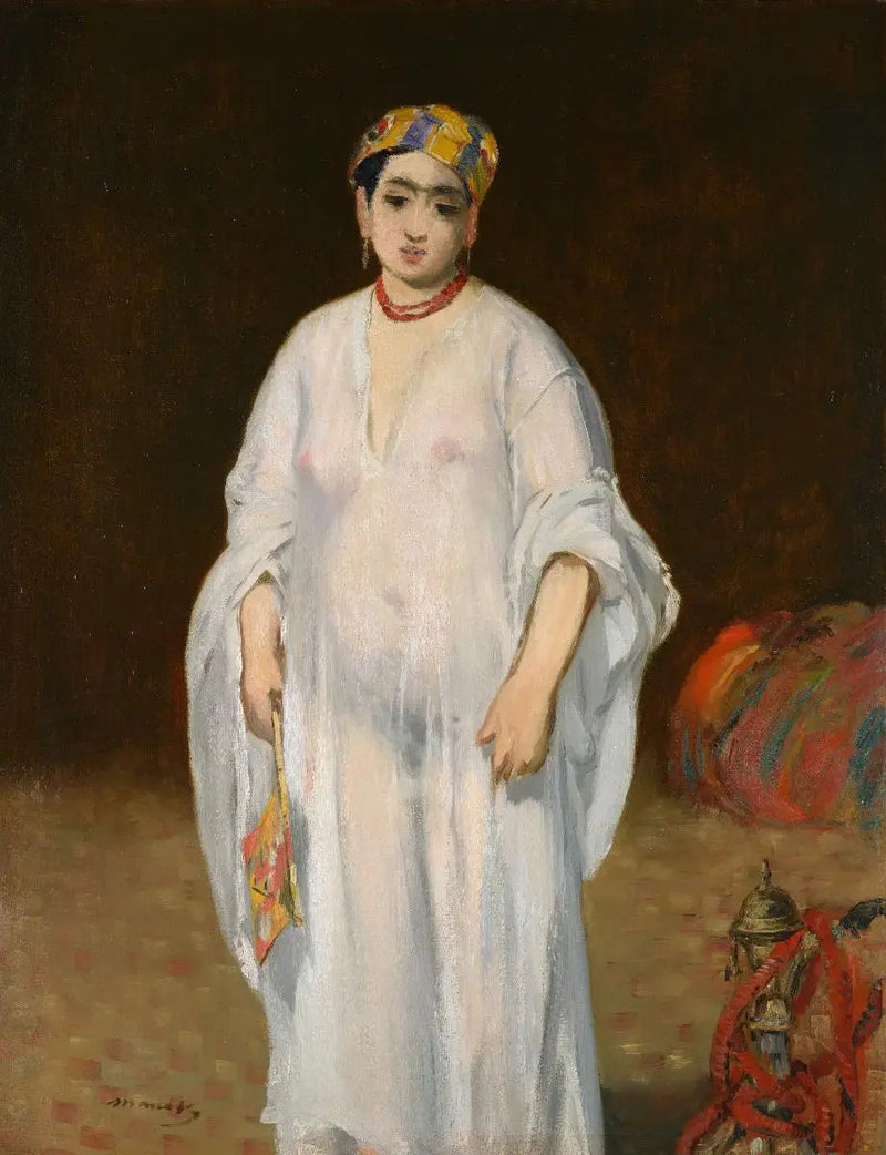 สาวสาวในชุดตะวันออก - Édouard Manet