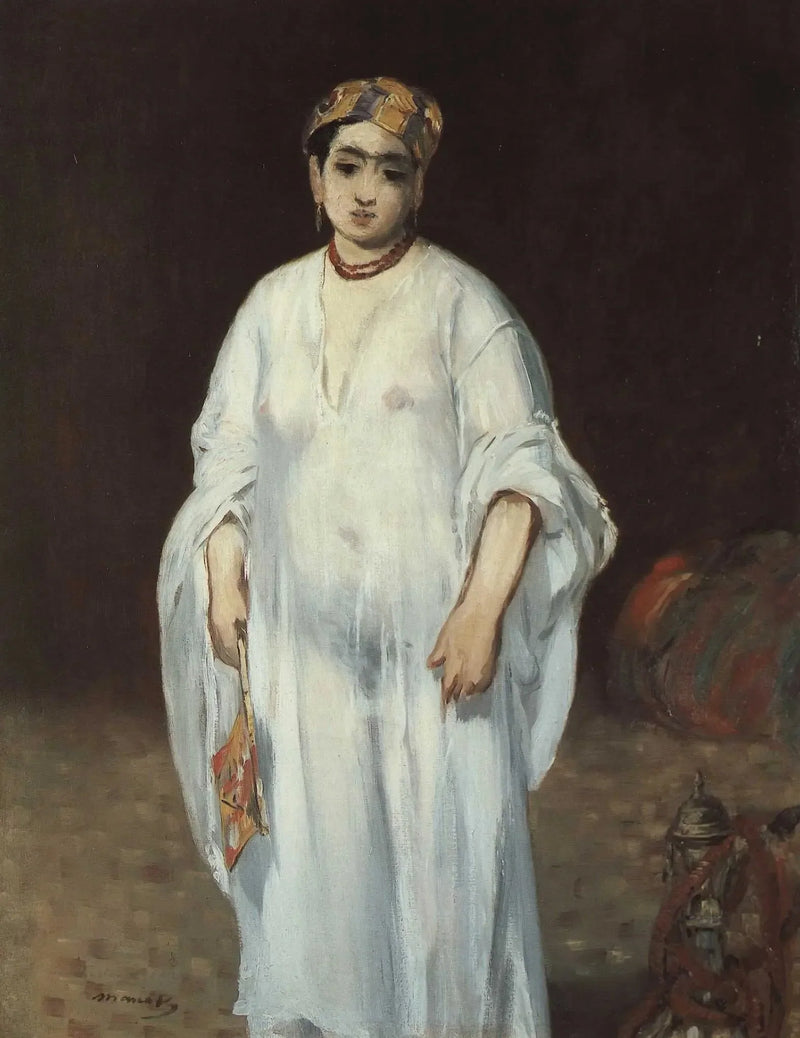 สาวสาวในชุดตะวันออก - Édouard Manet