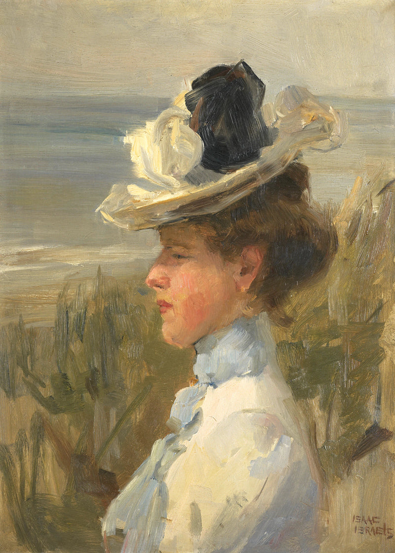 Jeune femme face à la mer - Isaac Israëls
