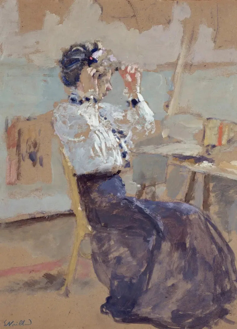 หญิงสาวสวมหมวก - Édouard Vuillard