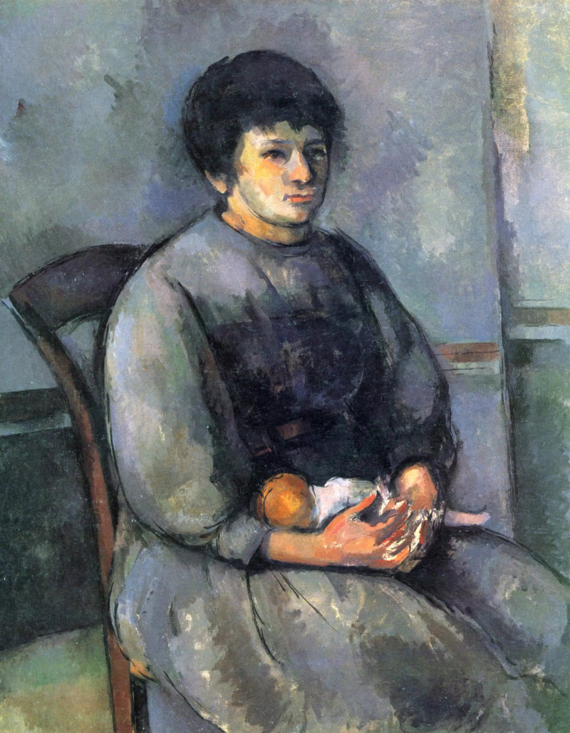 เด็กสาวกับตุ๊กตา - Paul Cézanne