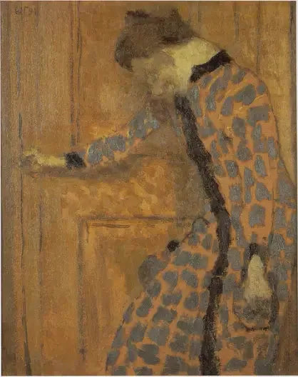 สาวน้อย, มือจับที่ลูกบิดประตู - Édouard Vuillard