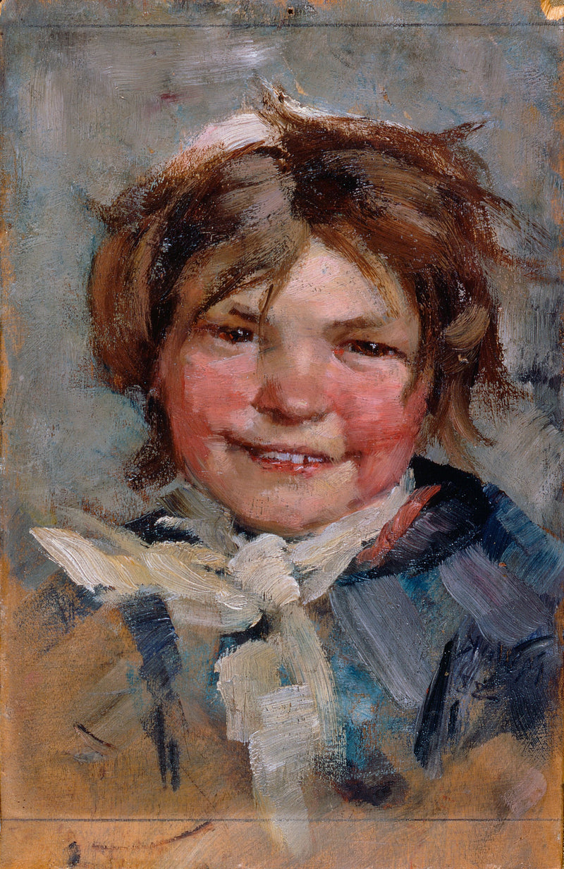 Jeune fille riant - Maria Wiik