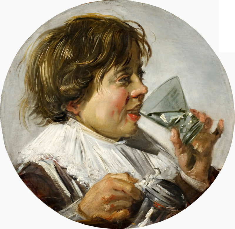 เด็กชายหนุ่มกับแก้ว - Frans Hals