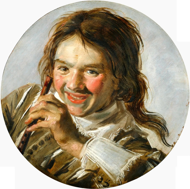 เด็กชายหน้ายิ้มพร้อมแว่นฟลูต้า - Frans Hals