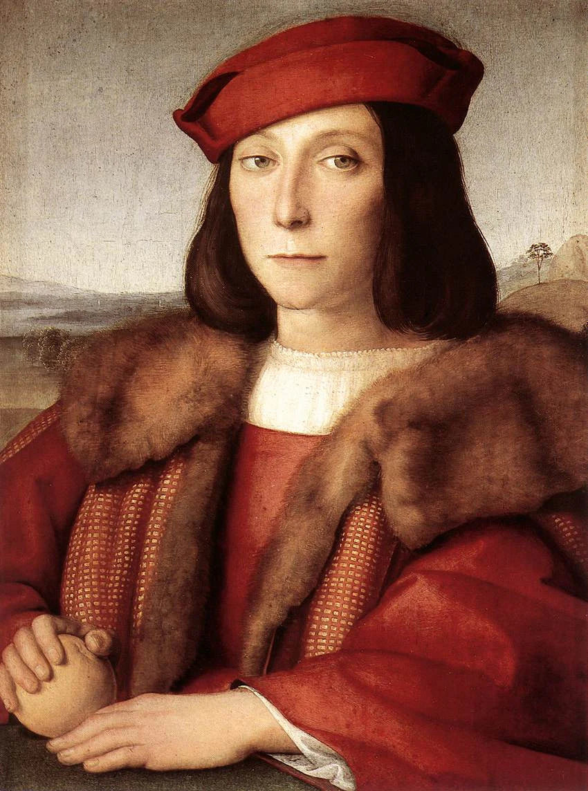 Jeune homme avec une pomme - Raphaël Sanzio