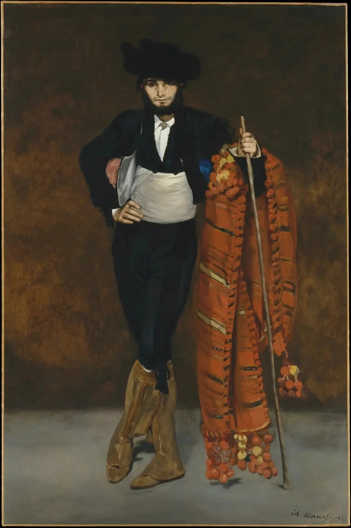 Jeune Homme en costume de majo - Édouard Manet image 1 tableau peint à l’huile sur toile