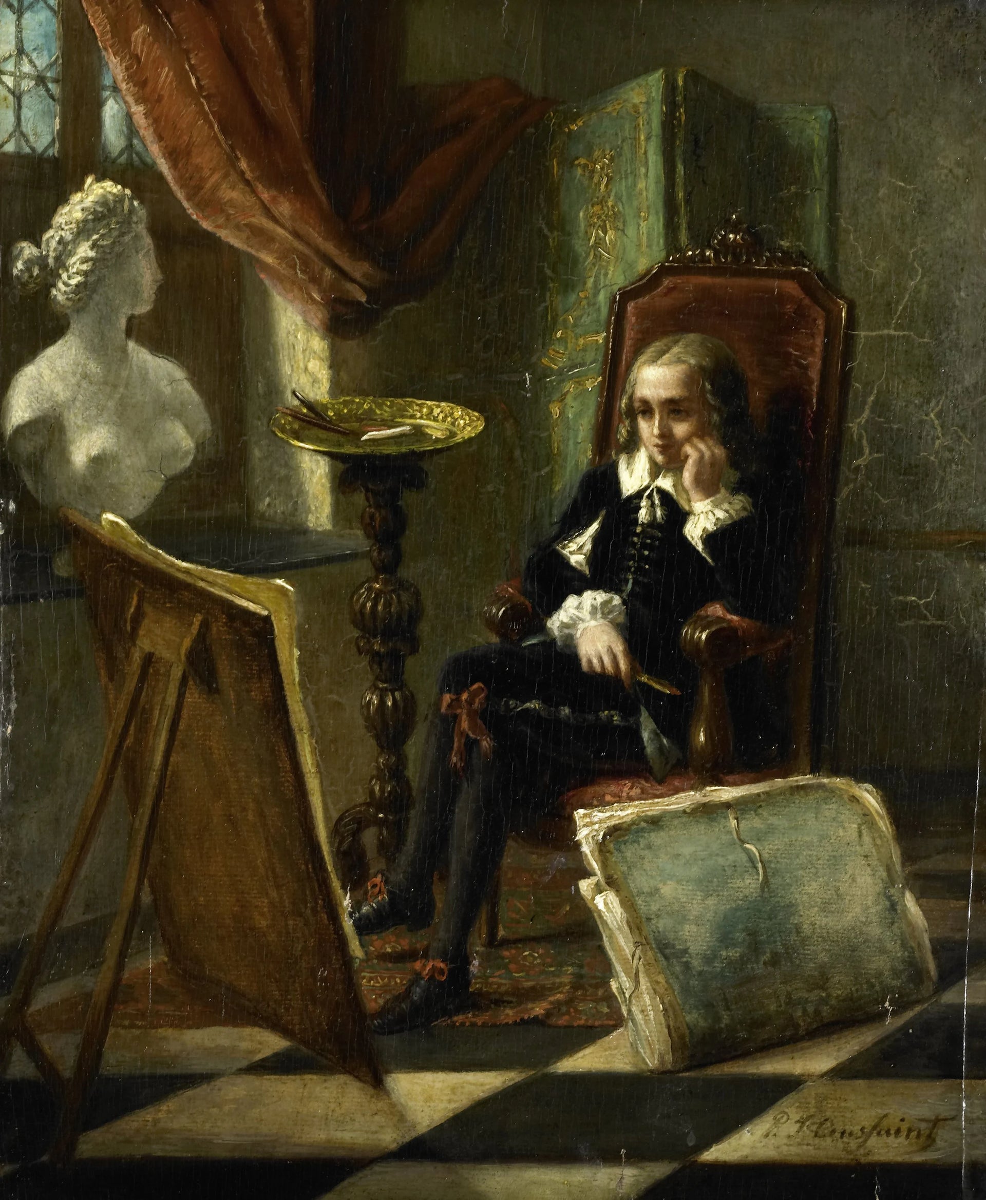 Le jeune peintre - Pierre Joseph Toussaint