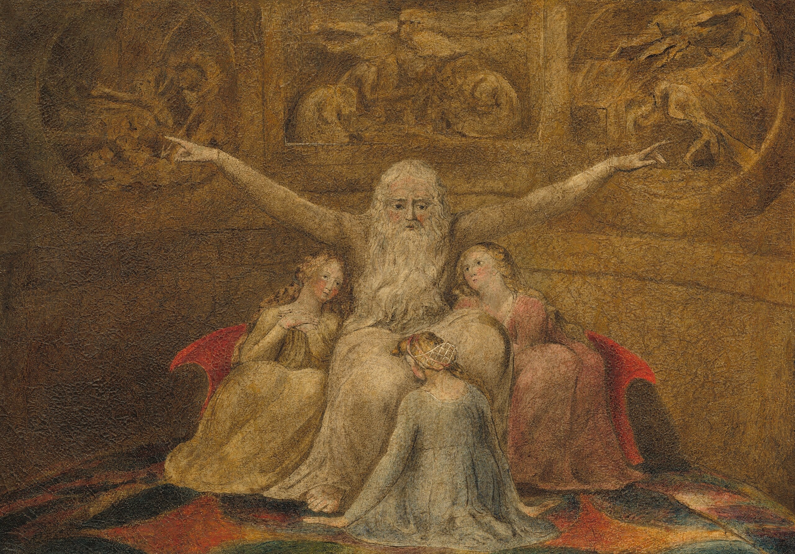Job et ses filles - William Blake - Alpha Reproduction