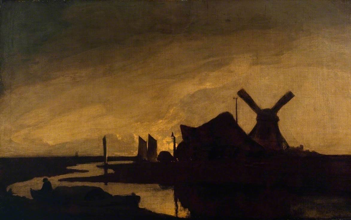 Moonrise on the Yare - John Crome
