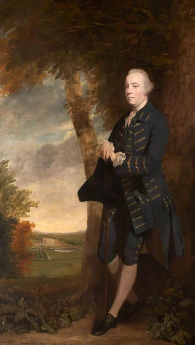 จอห์น เฟน, เคานต์ที่ 9 แห่งเวสต์มอร์แลนด์ (1728–1774) ในบทบาทของลอร์ด เบอร์เกอร์ช์ - โจชัว เรย์โนลด์ส