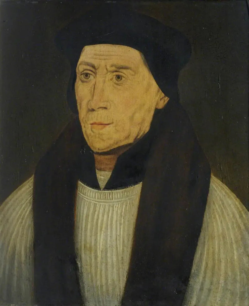 จอห์น ฟิชเชอร์ (1459–1535), พระสังฆราชแห่งโรเชสเตอร์, ศาสตราจารย์หญิงคนแรก Margaret of Divinity (1503), นักบุญโรมันคาทอลิก - ฮันส์ โฮลไบน์ จูเนียร์