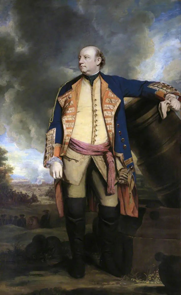 John Manners (1721–1770), marquis de Granby, vers 1763 - Joshua Reynolds image 1 copie de tableau peinte à la main