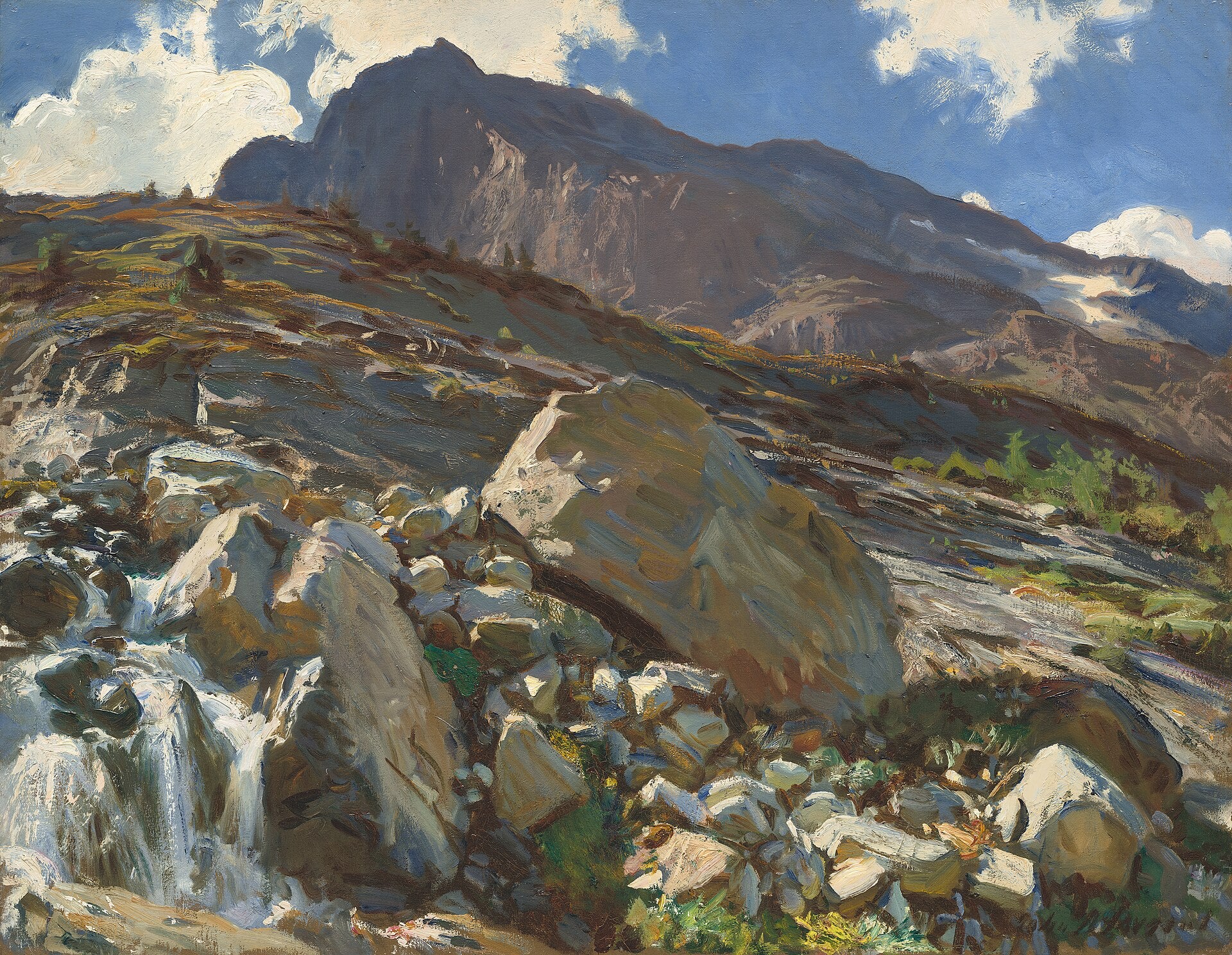 The Simplon Pass - John Singer Sargent