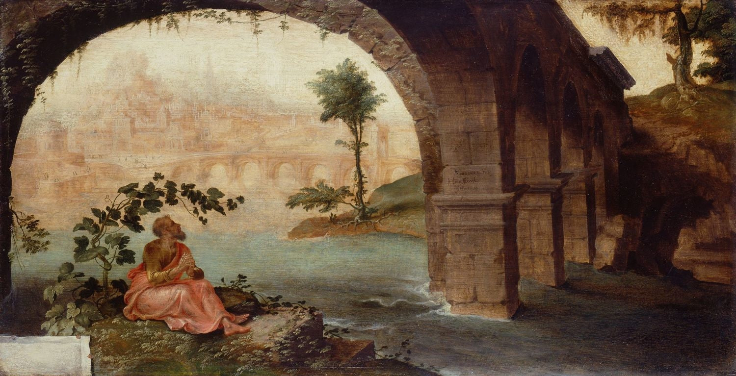 Jonas sous sa gourde - Maarten van Heemskerck image 1 copie de tableau peinte à la main