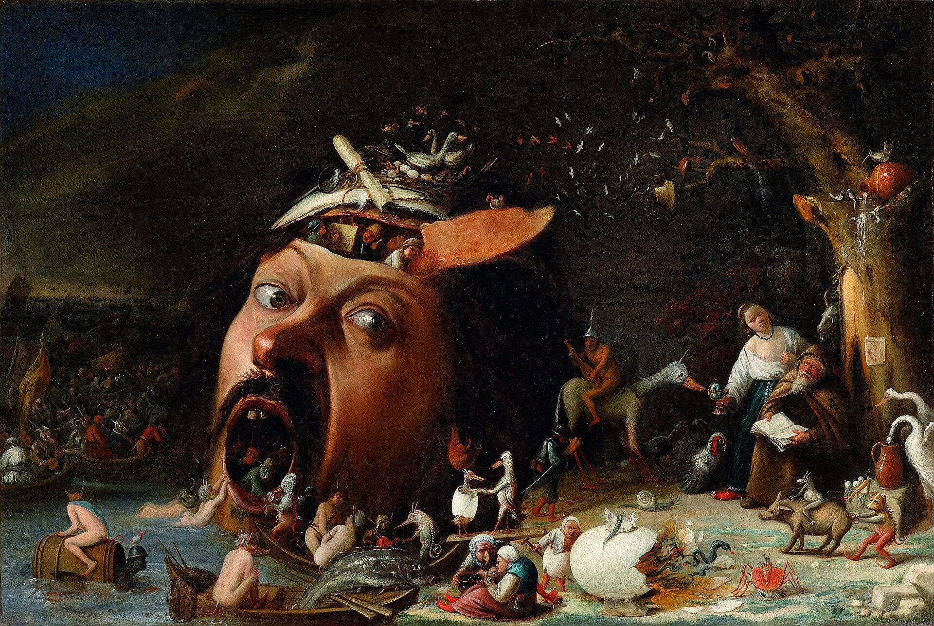 La Tentation de saint Antoine - Joos van Craesbeeck