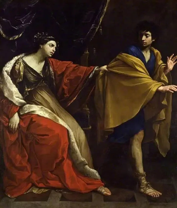 Joseph et la femme de Potiphar - Guido Reni image 1 reproduction de peinture à l’huile