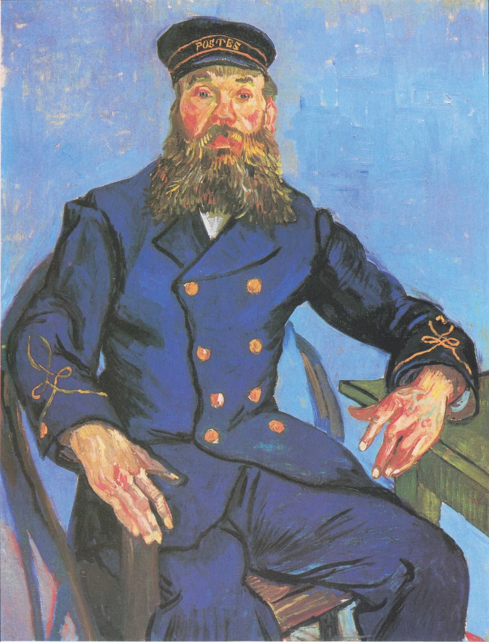 Le Facteur Joseph Roulin F432 de Vincent van Gogh, Museum of Fine Arts Boston