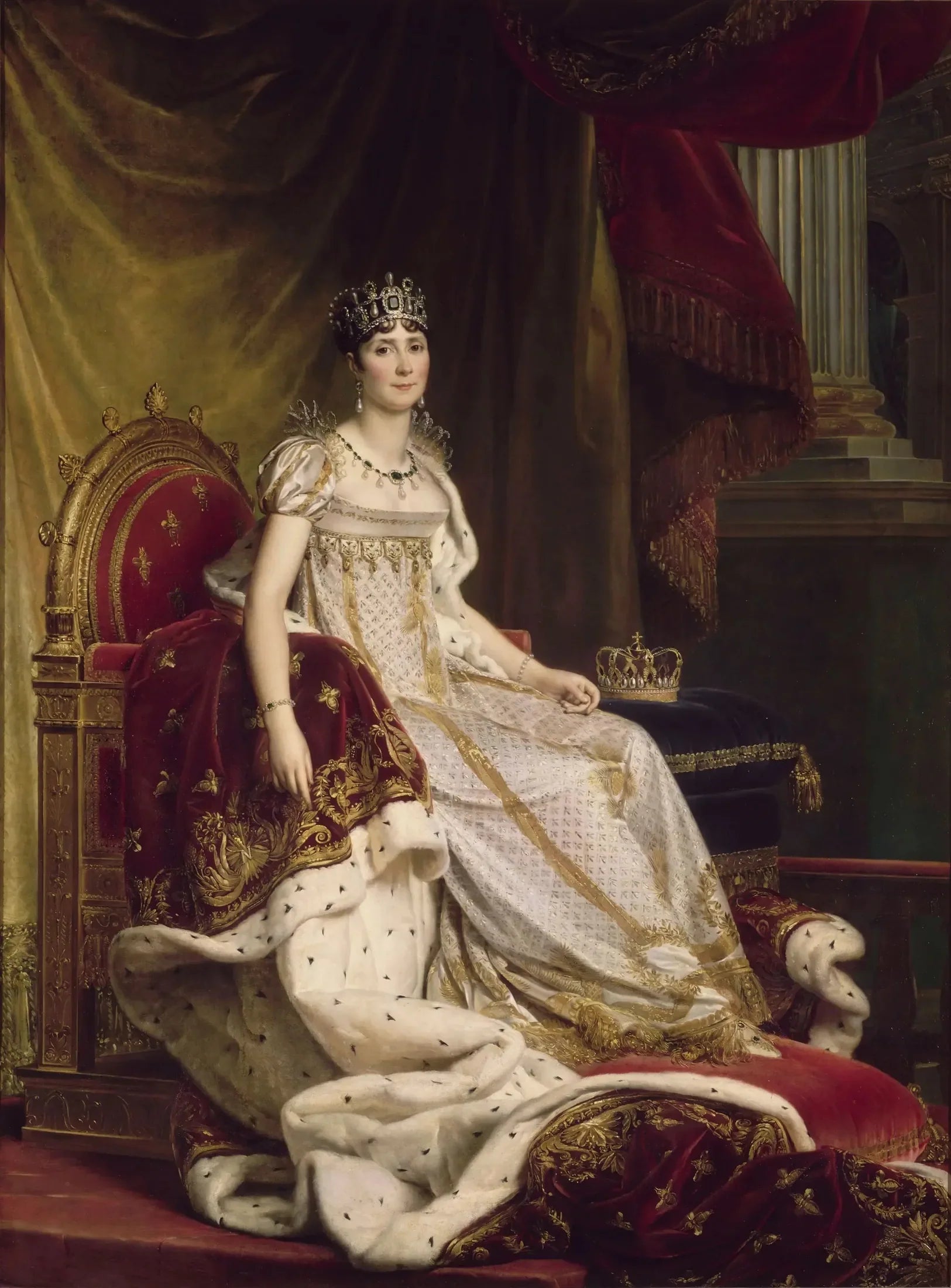 Joséphine en costume de sacré - François Gérard image 1 tableau peint à l’huile sur toile