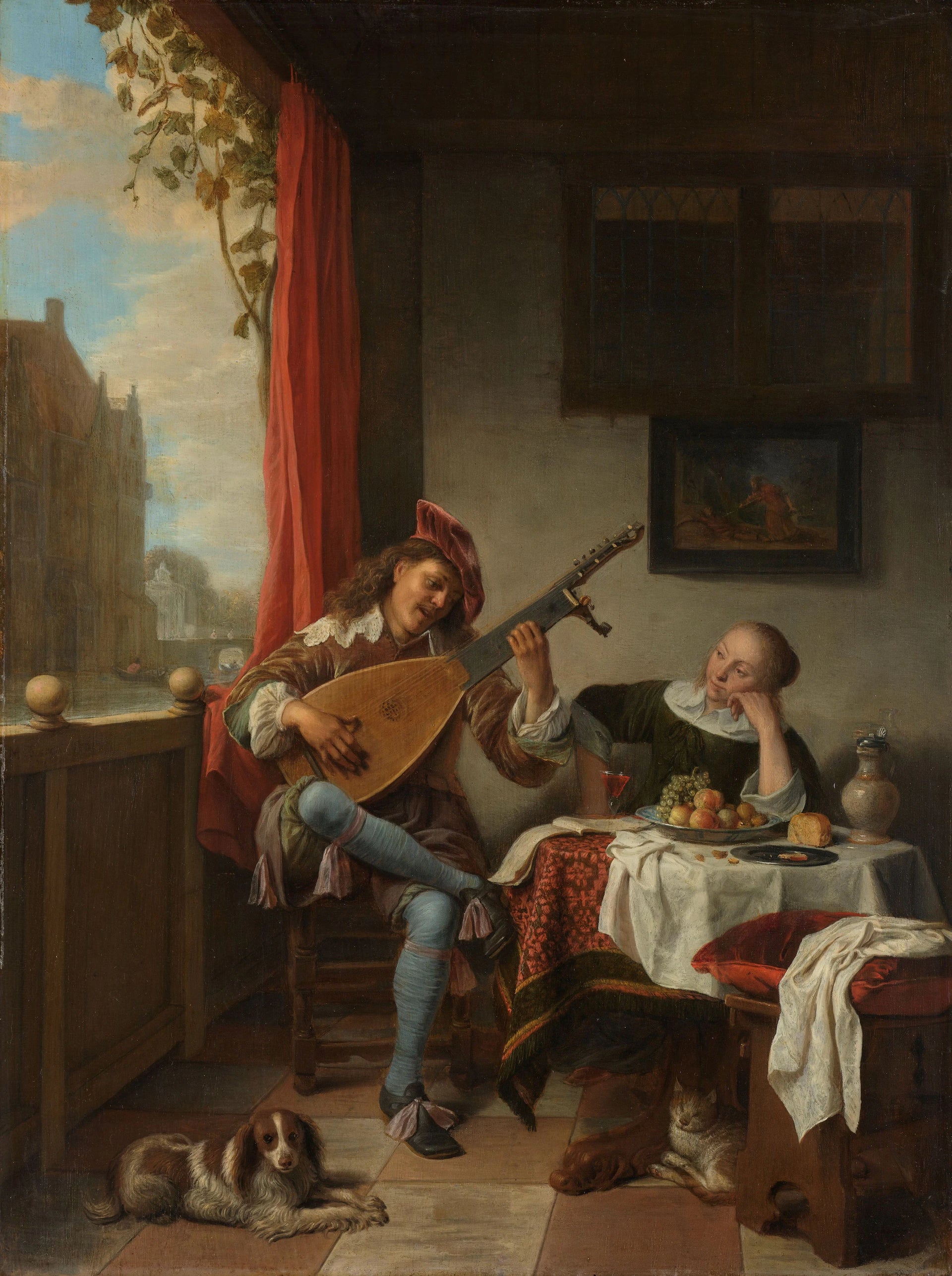 Le joueur de luth - Hendrick Martensz Sorgh