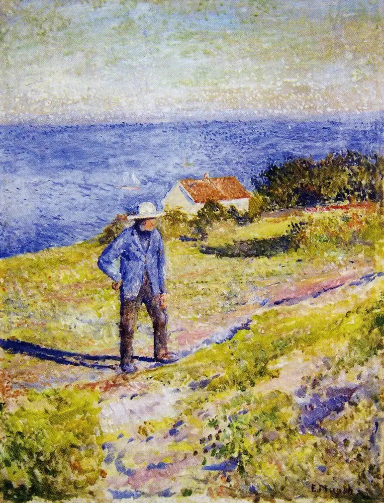 วันแดดออกที่ Åsgårdstrand - Edvard Munch