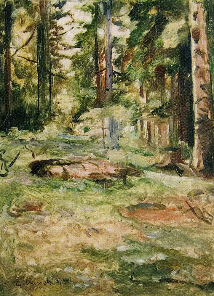วันฤดูร้อนในป่า - เอ็ดวาร์ด มุนช์