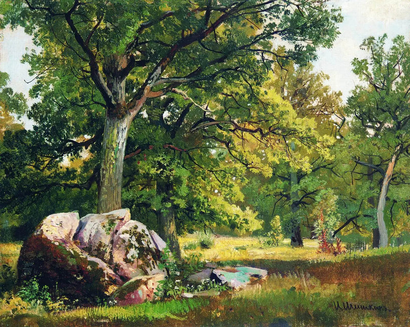 วันที่แดดจ้าในป่า โอ๊ค - อิวาน ชิชคิน