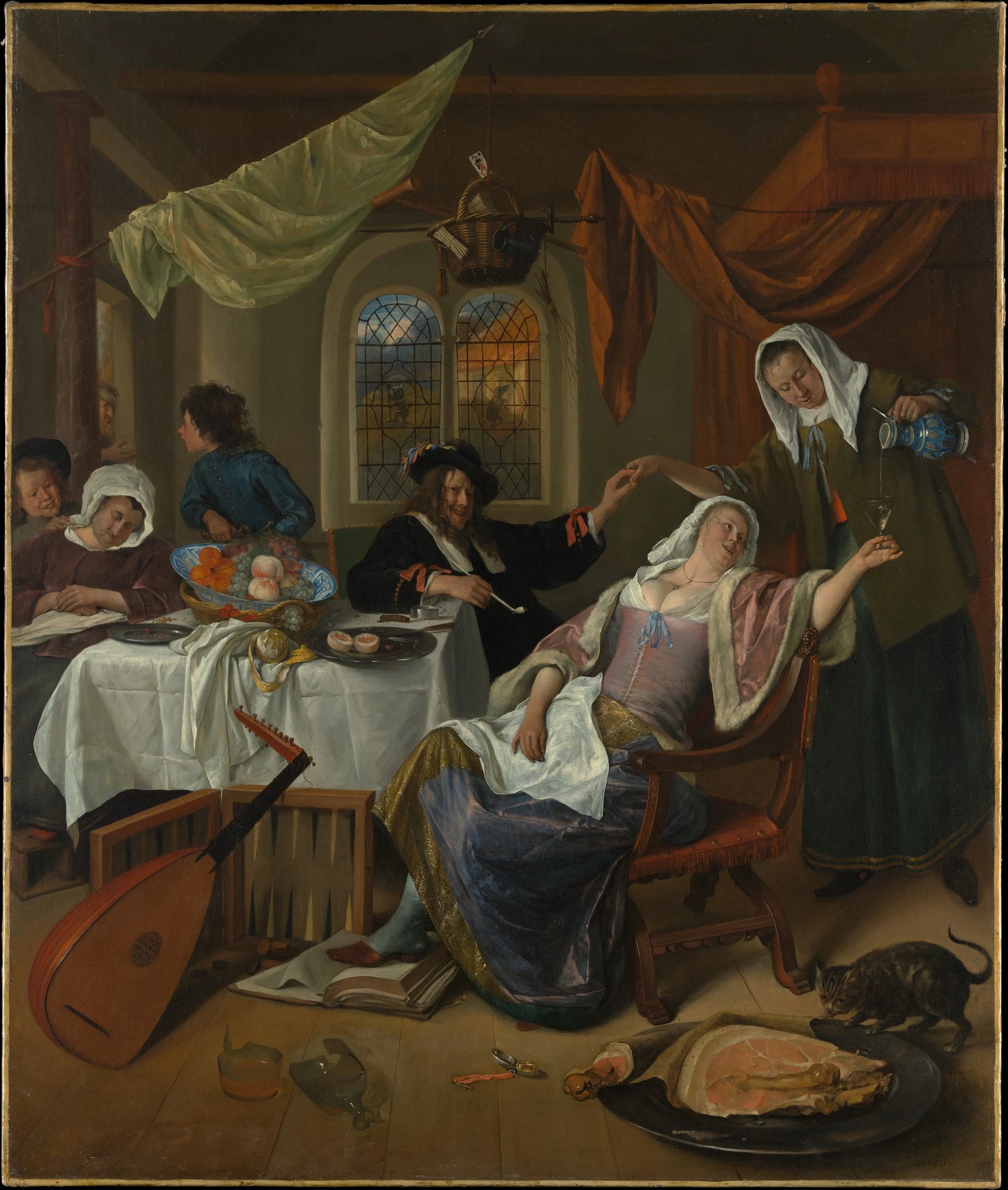 La Joyeuse collation - Jan Steen