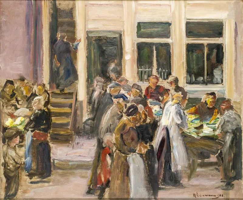 Judengasse ที่อัมสเตอร์ดัม - Max Liebermann