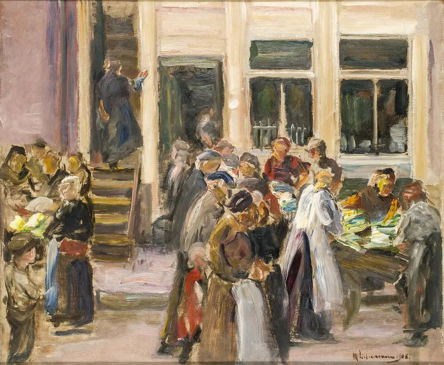 Judengasse ที่อัมสเตอร์ดัม - Max Liebermann