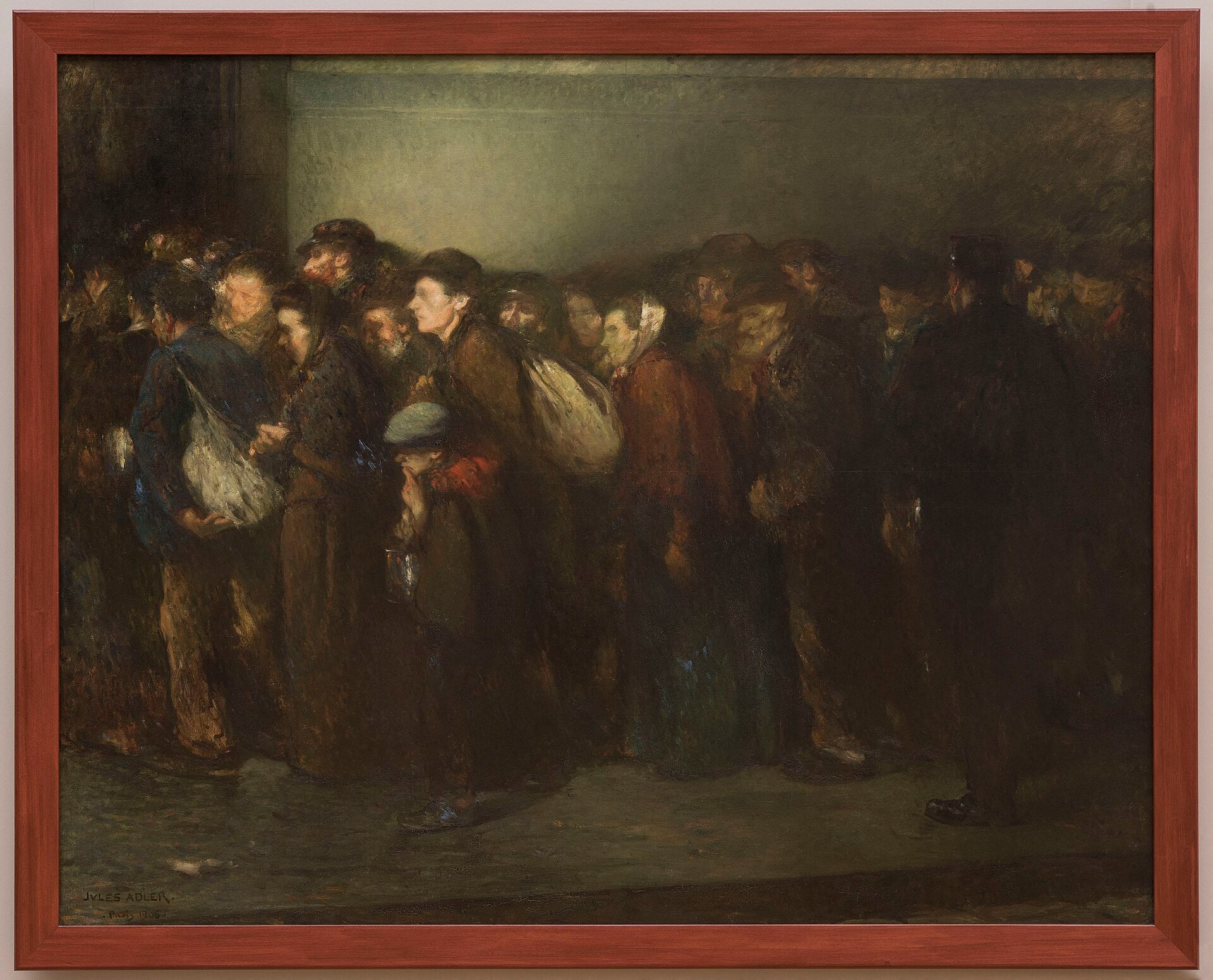 La Soupe des pauvres - Jules Adler