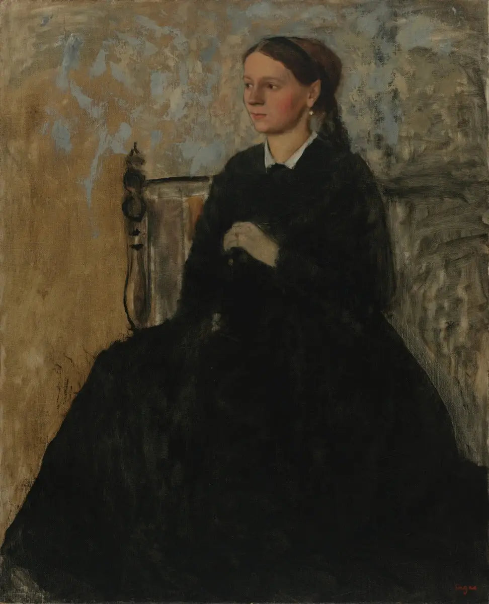 Reproduction du tableau « Julie Burtey - Edgar Degas » par Alpha Reproduction en peinture à l’huile