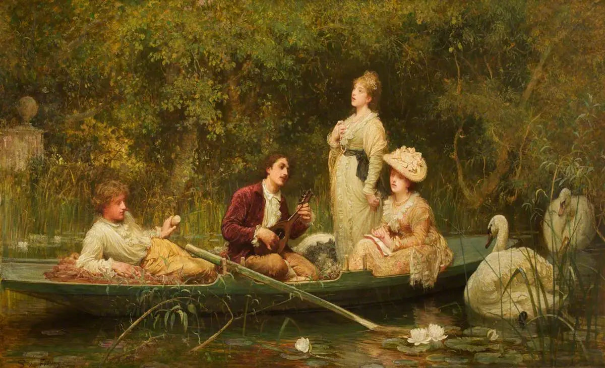 Juste calme et doux repos - Luke Fildes - Alpha Reproduction