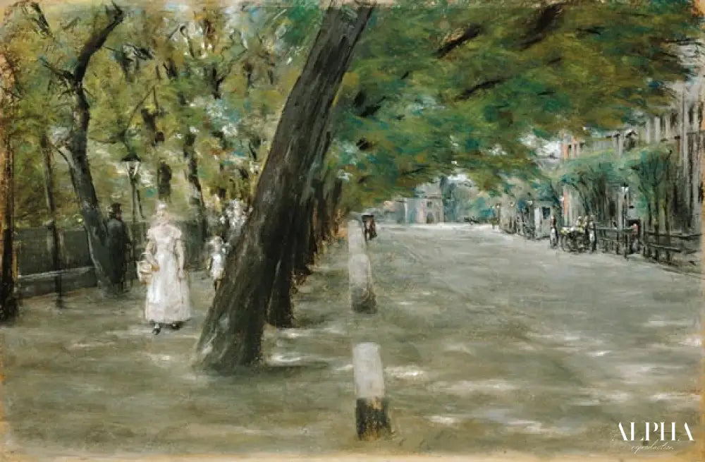 Kirchenallee à St.Georg, Hambourg - Max Liebermann - Reproductions de tableaux et peintures haut de gamme