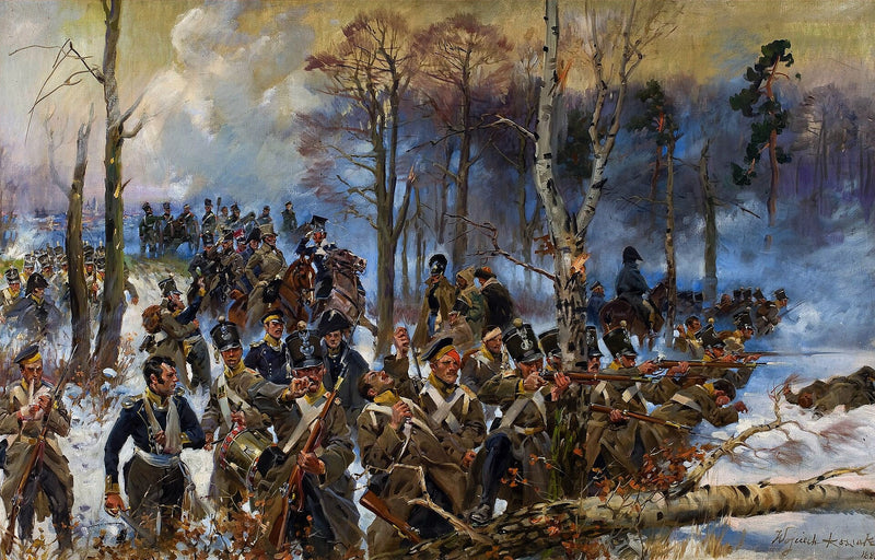 Olszynka Grochowska - Wojciech Kossak